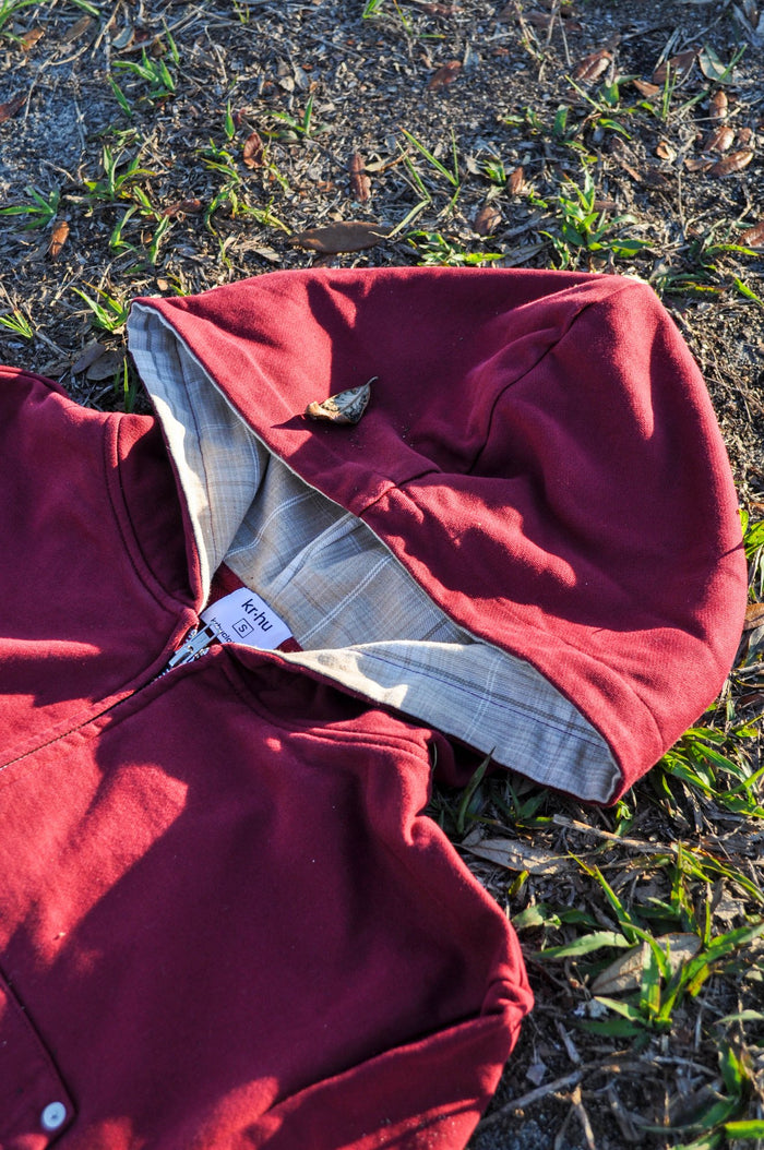 flagship hoodie claret press image 2